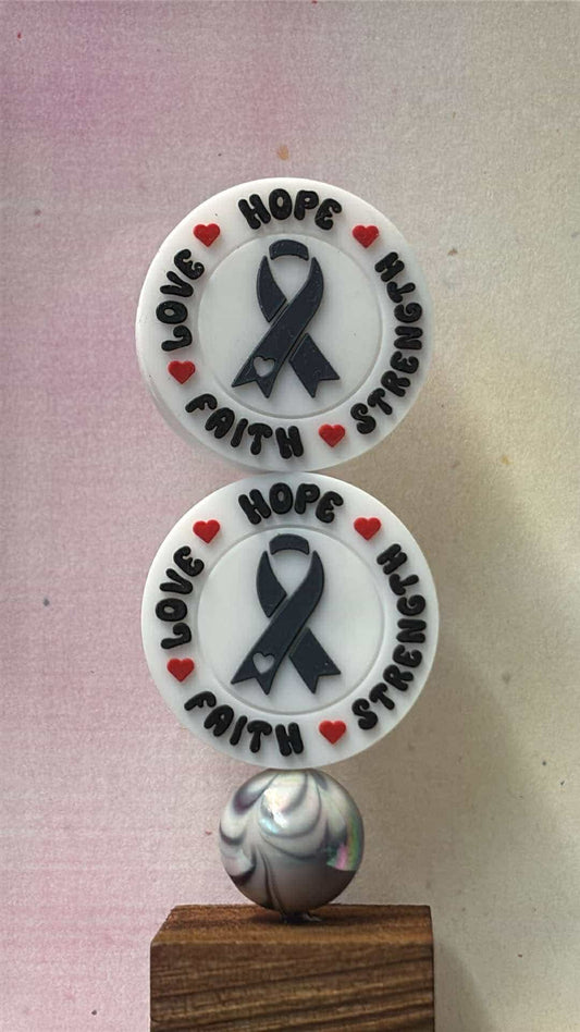 Awareness Gray Ribbon Silicone Focal Exclusive