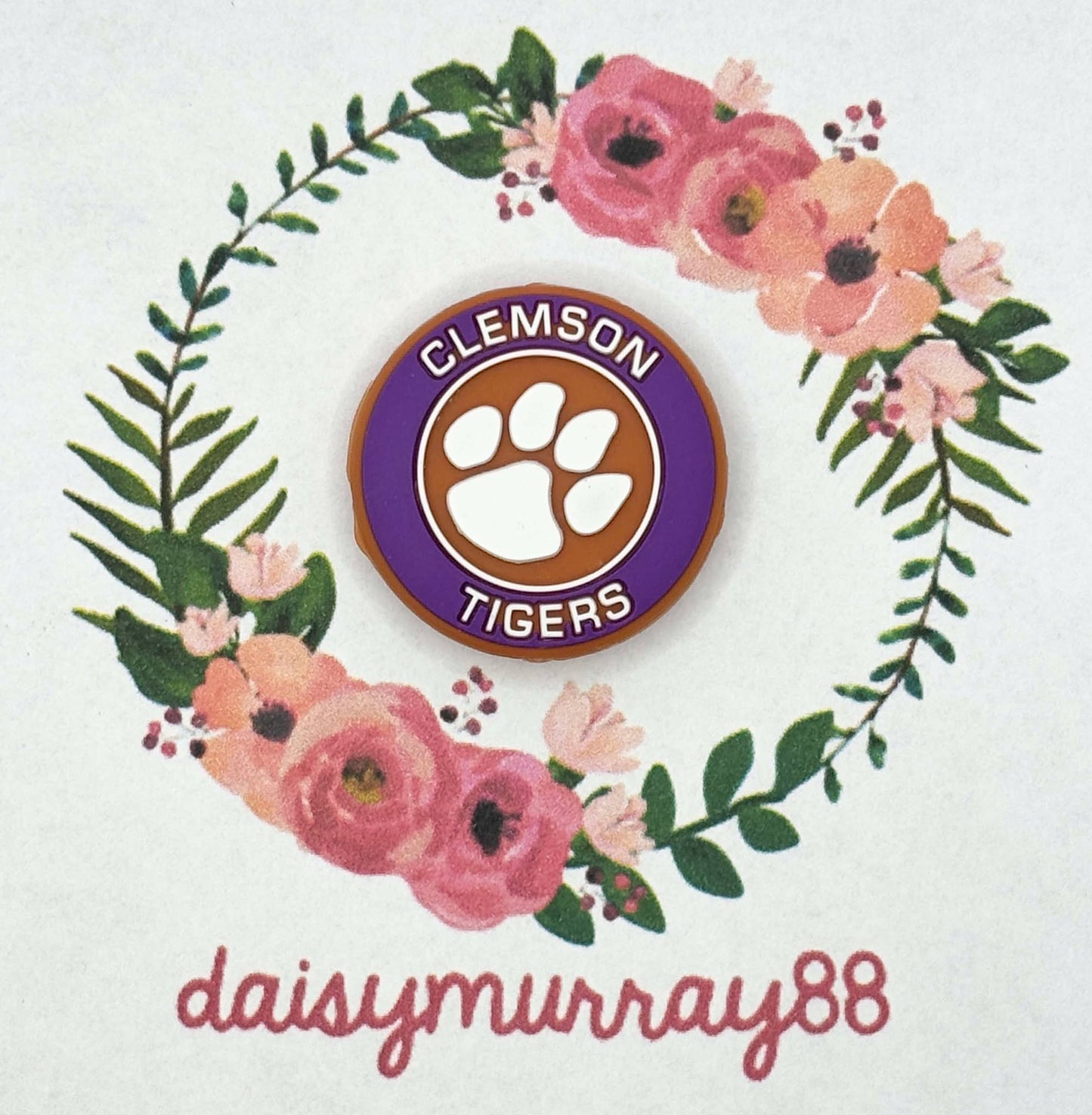 Clemson Tigers Silicone Focal