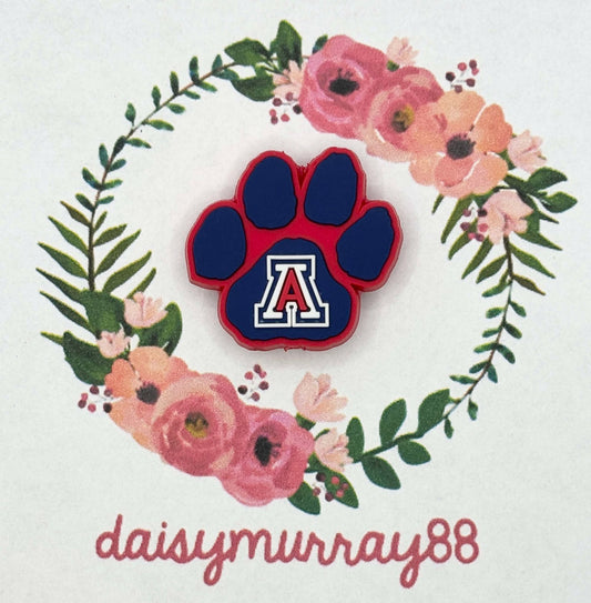 Arizona Wildcats Silicone Focal