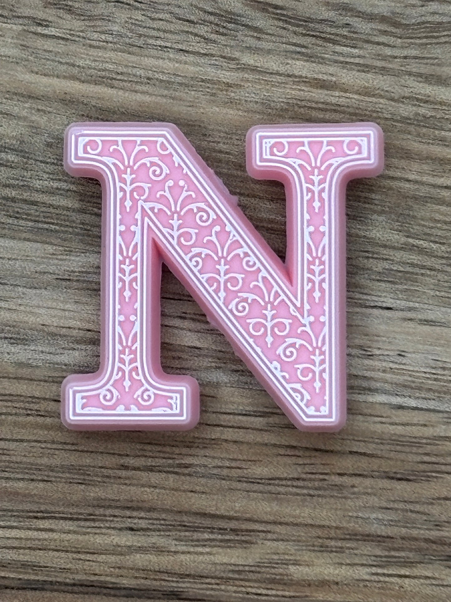 Alphabet N Silicone Focal