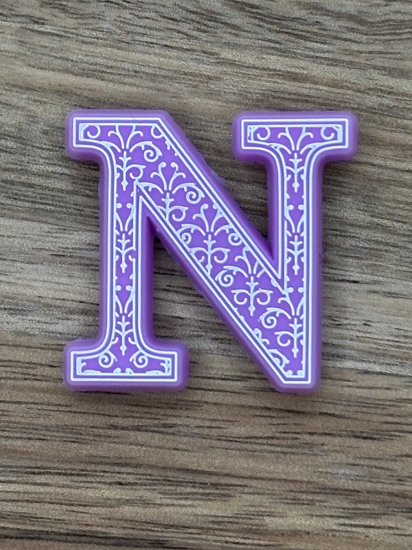 Alphabet N Silicone Focal