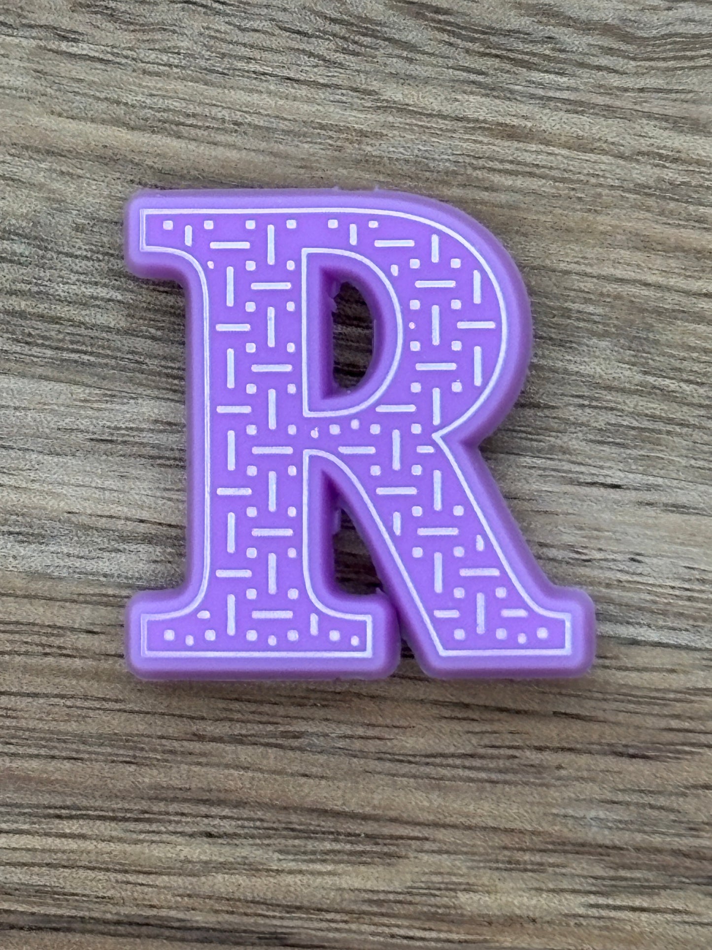 Alphabet R Silicone Focal