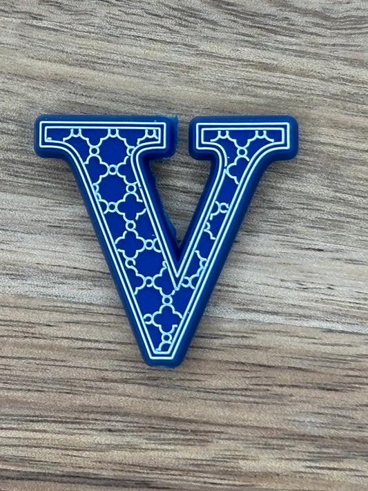 Alphabet V Silicone Focal