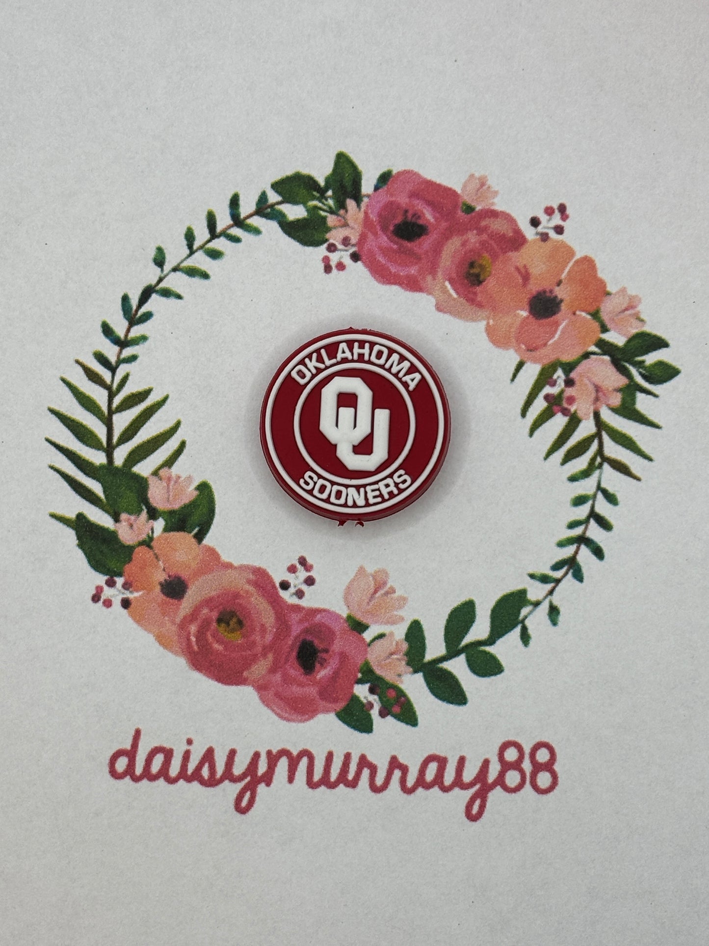 Oklahoma Sooners PVC Focal Round