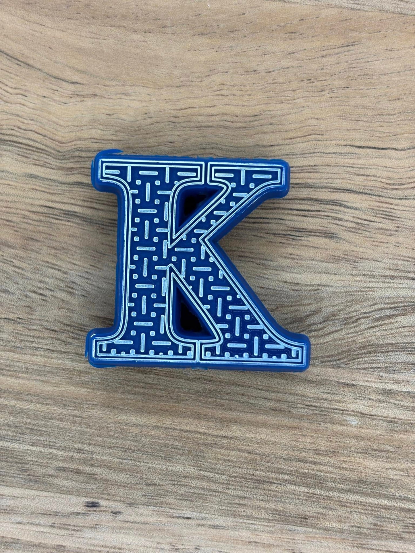 Alphabet K Silicone Focal